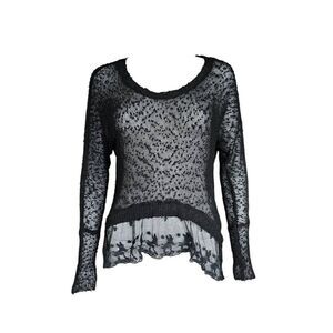 whimsigoth open-knit lace sweater